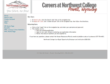 Tablet Screenshot of northwestcollege.simplehire.com