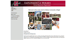 Desktop Screenshot of holmescc.simplehire.com